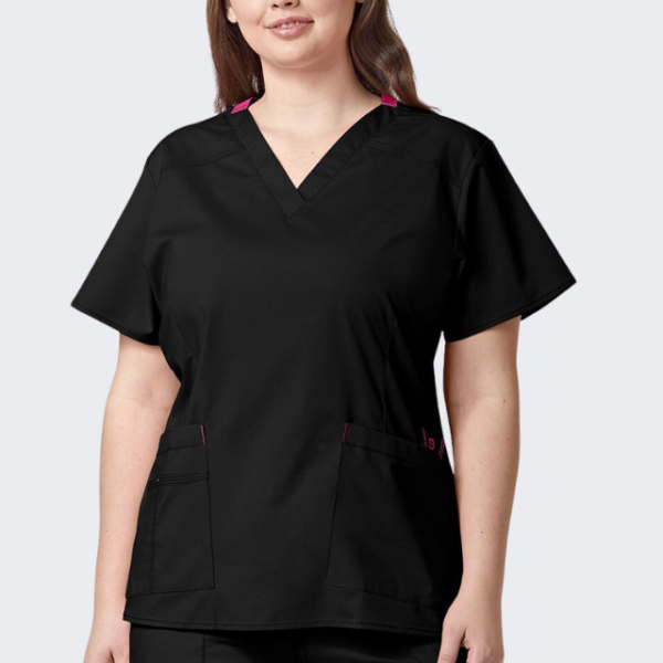 WOMEN'S V-NECK TOP - Image 2