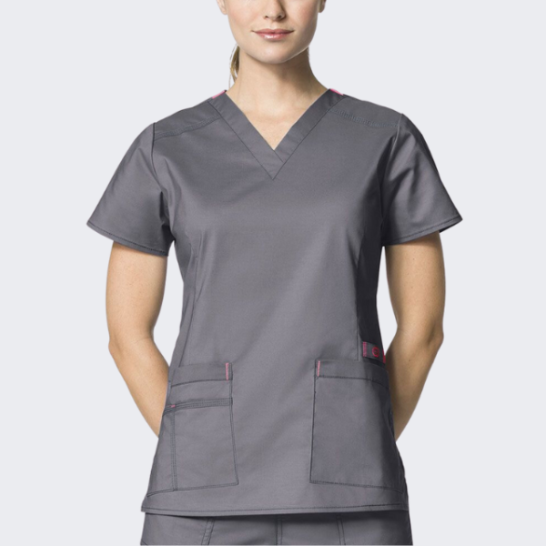 WOMEN'S V-NECK TOP - Image 2