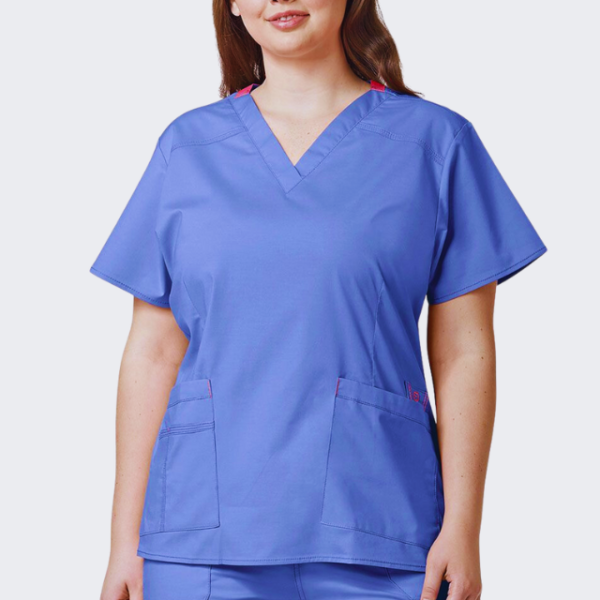 WOMEN'S V-NECK TOP - Image 2