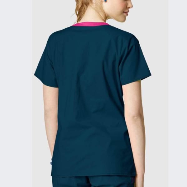 WOMEN'S NOTCH-NECK TOP - Image 2